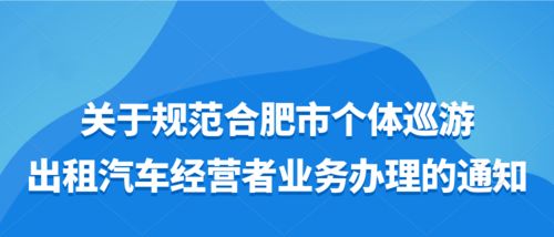 关于规范市区个体巡游出租汽车经营服务管理的实施意见 的政策解读